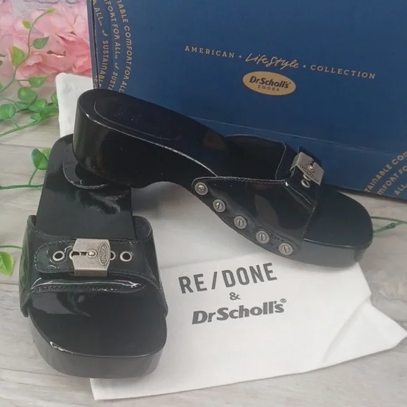 Dr. Scholl's RE/DONE Lacquer Black NIB - Picture 3 of 11